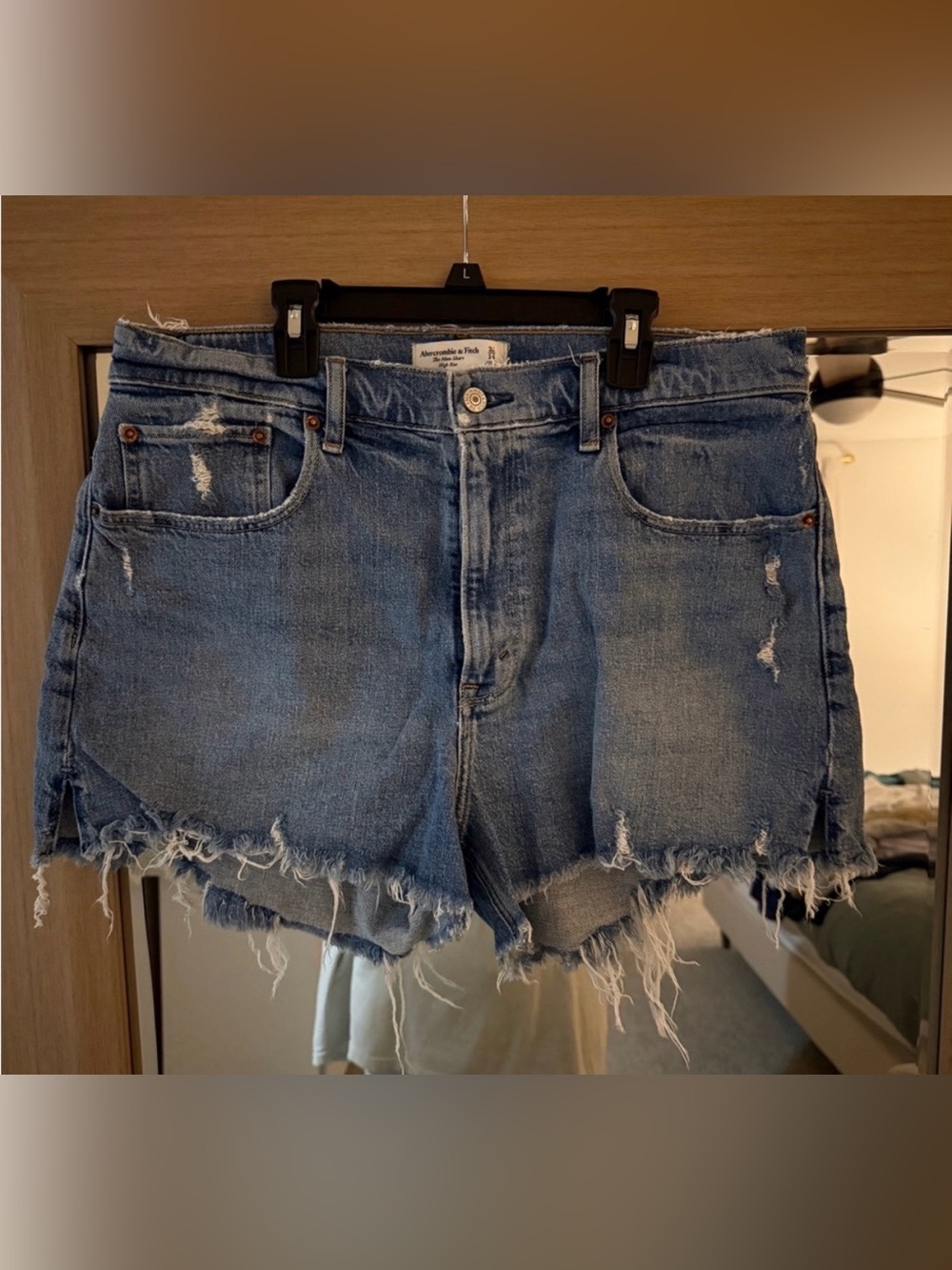 Abercrombie & Fitch Curve Love Denim Jean Shorts 32/14